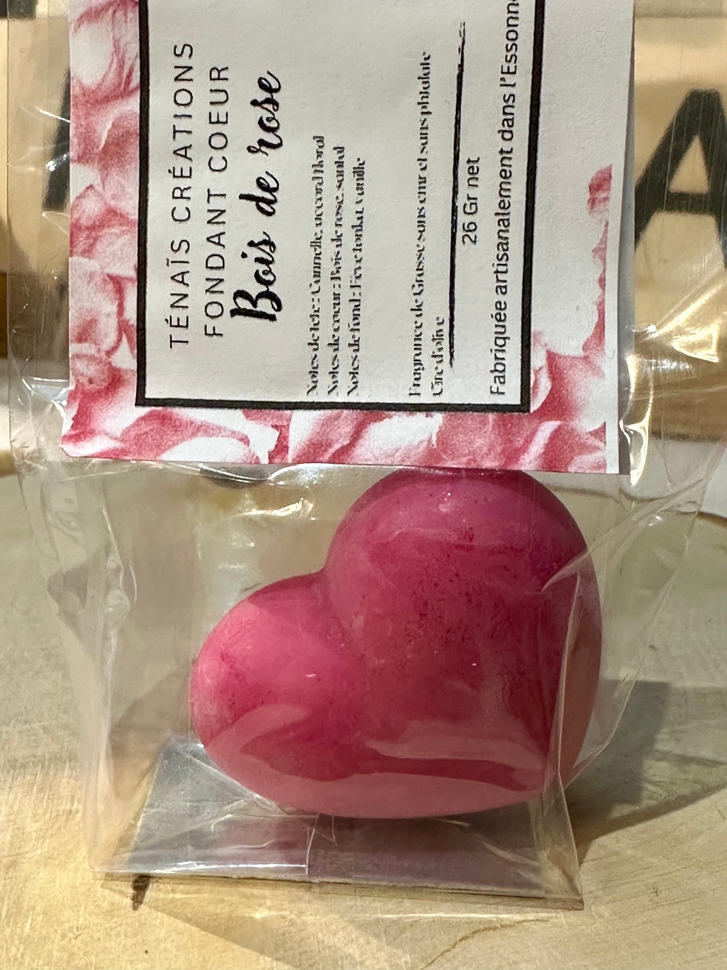 Fondant parfum Bois de Rose